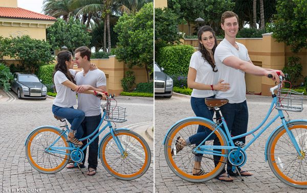 Read more about the article Engagement Pictures taken at the Eau Palm Beach